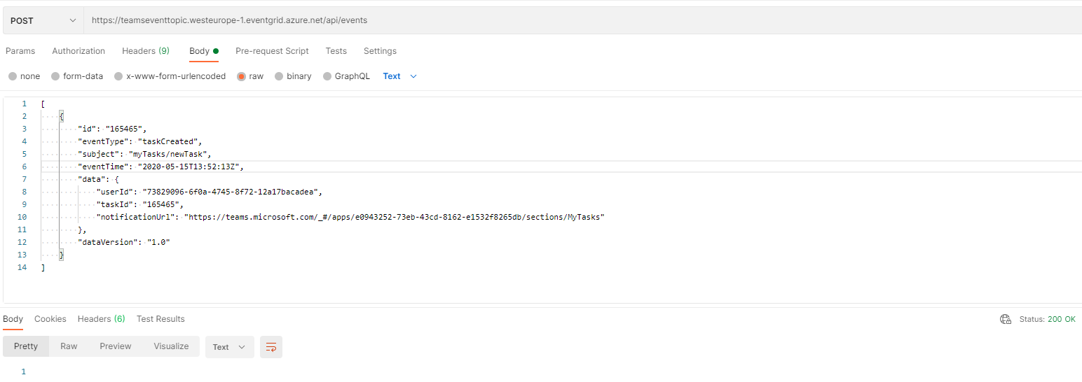 Execute POST Request using Postman